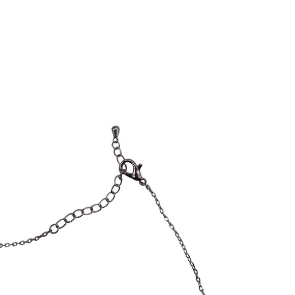 3D Bee Pendant Necklace Silver Tone Adjustable Chain Cupronickel Modern Design - Picture 4 of 8